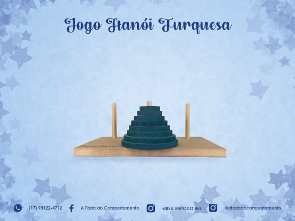 Torre de Hanói Turquesa